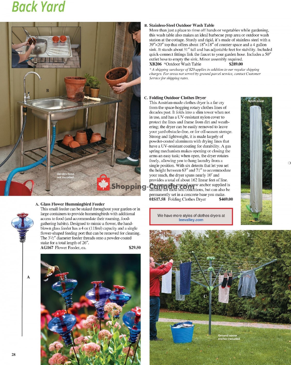 Lee Valley Tools Ltd flyer from Saturday April 1, 2023 to Wednesday May 31, 2023 - page 28