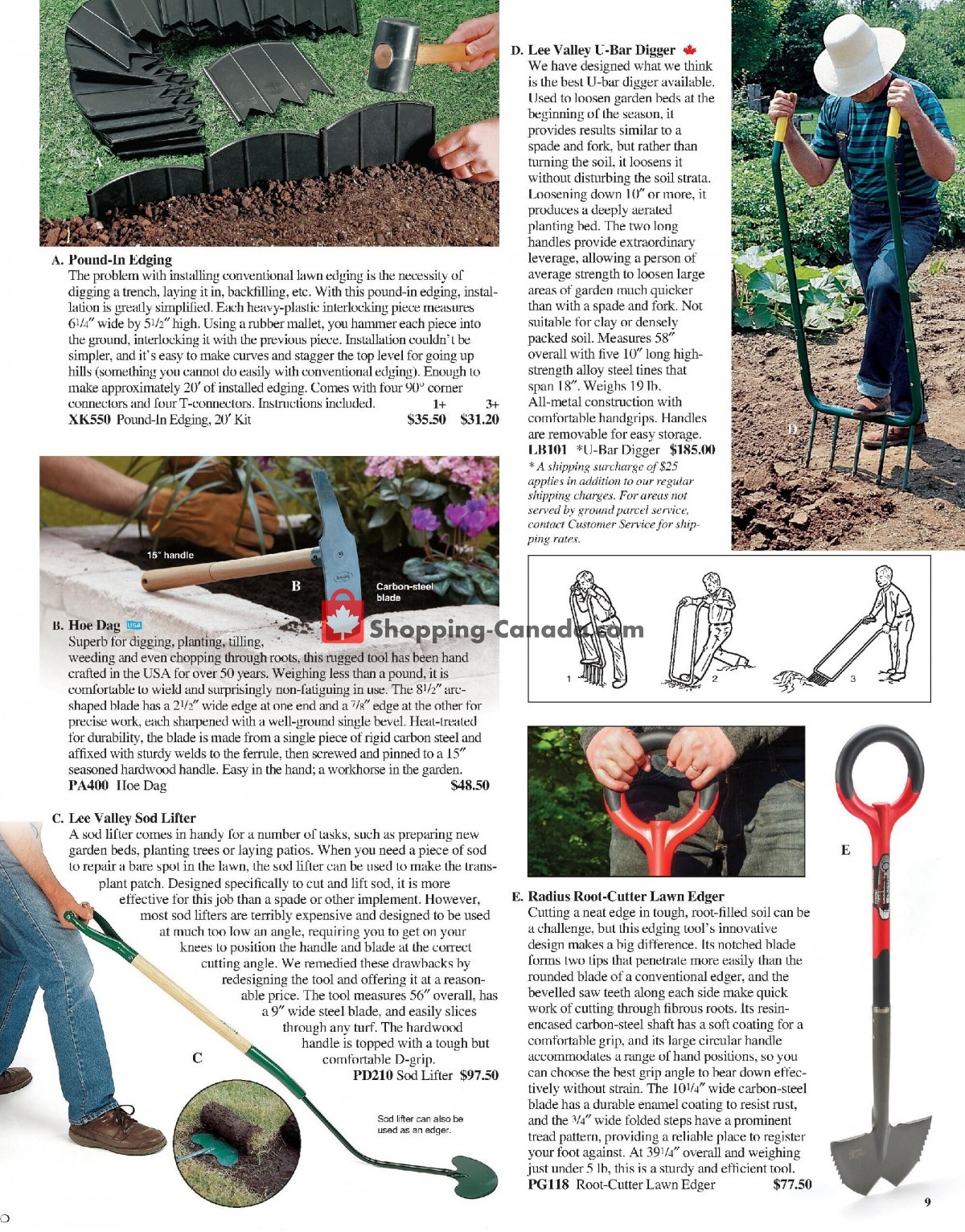 Lee Valley Tools Ltd flyer from Saturday April 1, 2023 to Wednesday May 31, 2023 - page 9