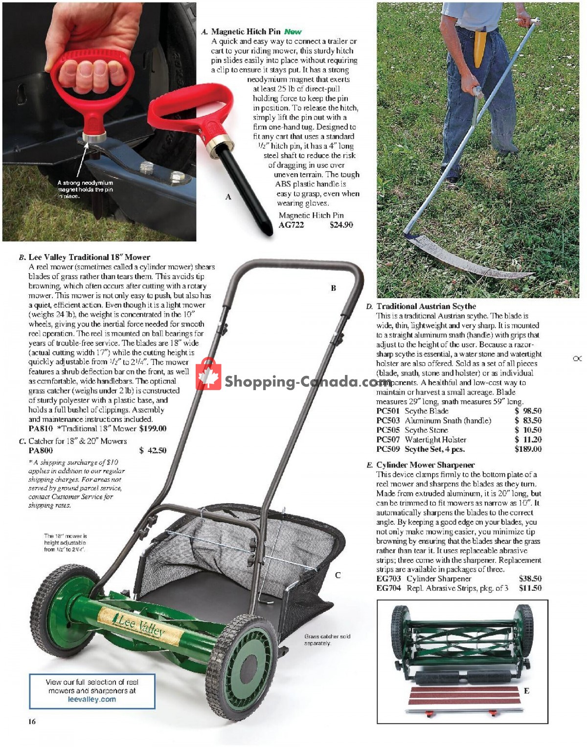 Lee Valley Tools Ltd flyer from Monday May 2, 2022 to Thursday June 30, 2022 - page 16