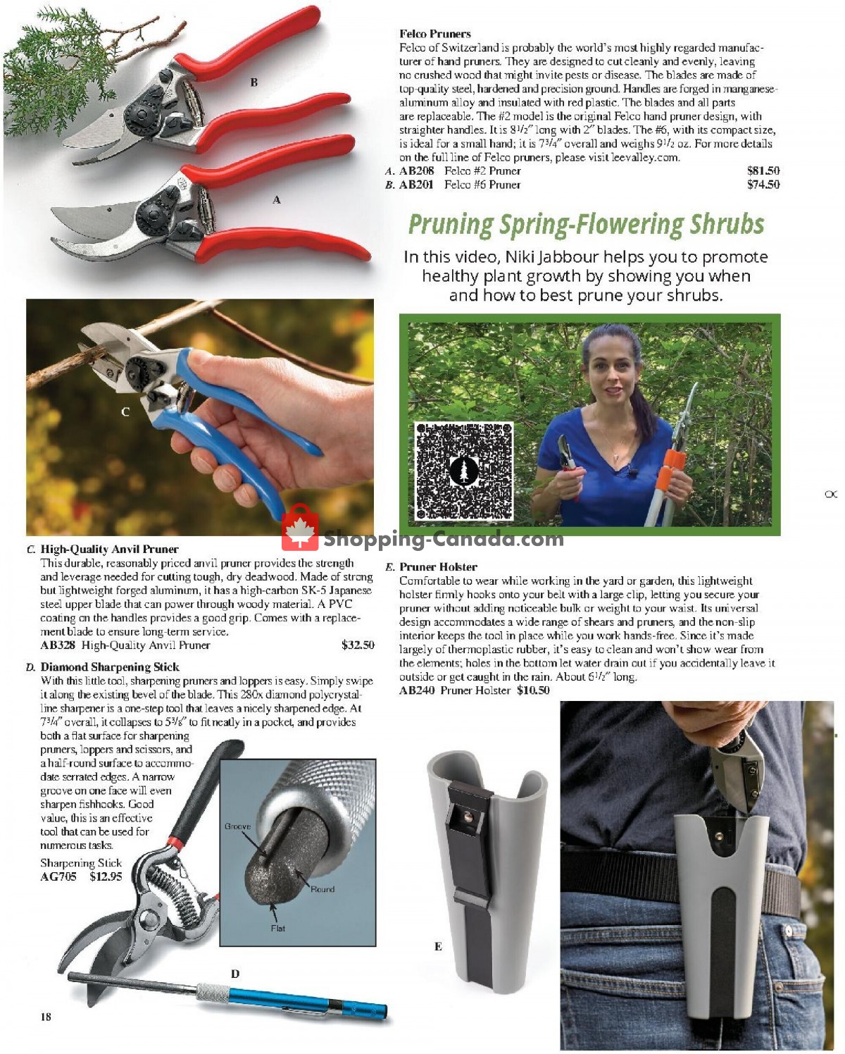 Lee Valley Tools Ltd flyer from Monday May 2, 2022 to Thursday June 30, 2022 - page 18