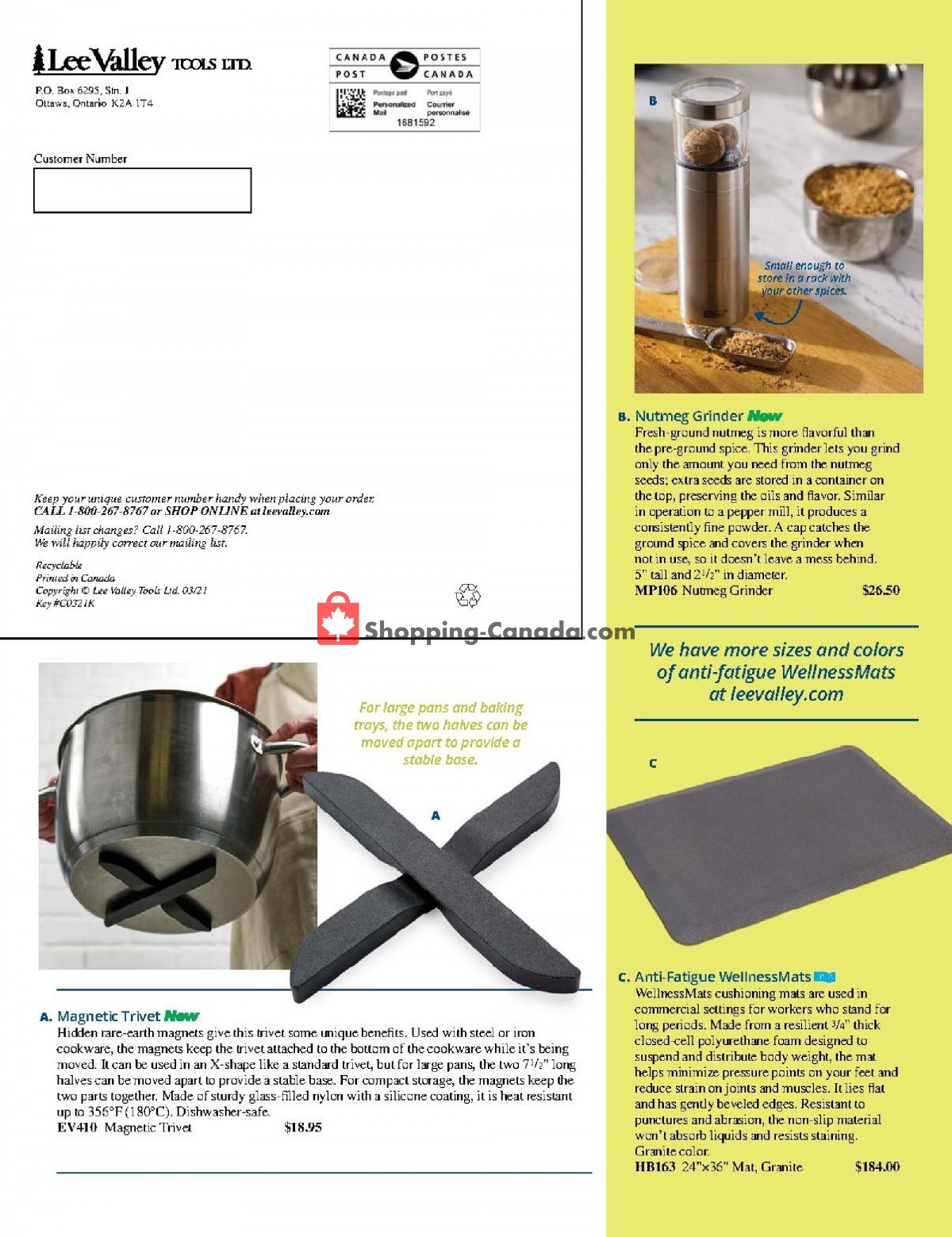 Lee Valley Tools Ltd flyer from Wednesday March 31, 2021 to Monday May 31, 2021 - page 24