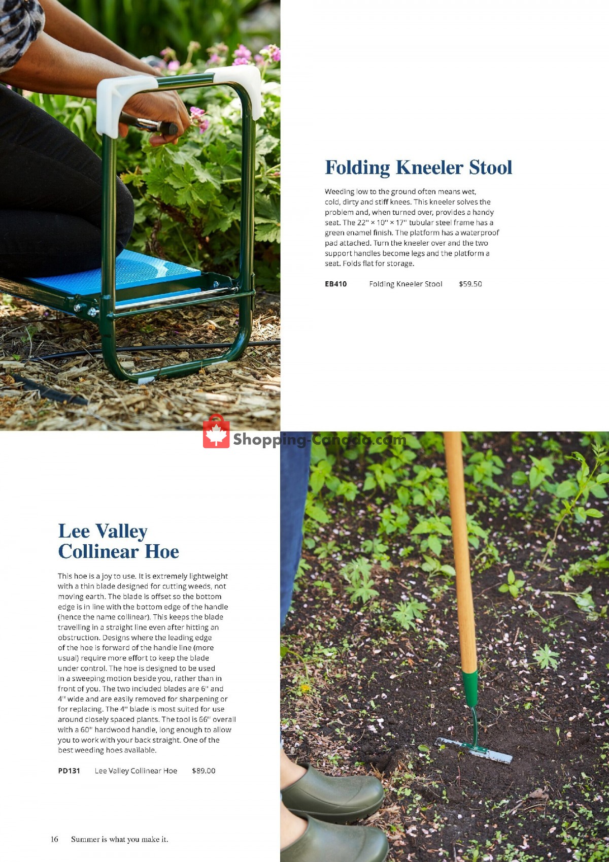 Lee Valley Tools Ltd flyer from Friday July 1, 2022 to Sunday July 31, 2022 - page 16