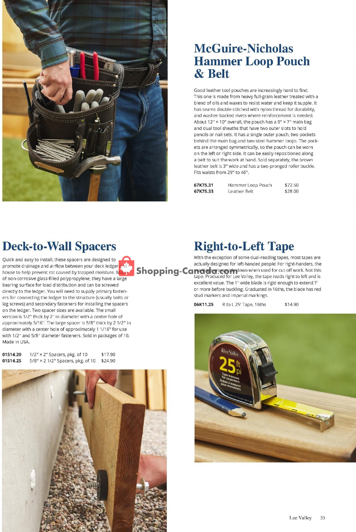Lee Valley Tools Ltd flyer from Friday July 1, 2022 to Sunday July 31, 2022 - page 33