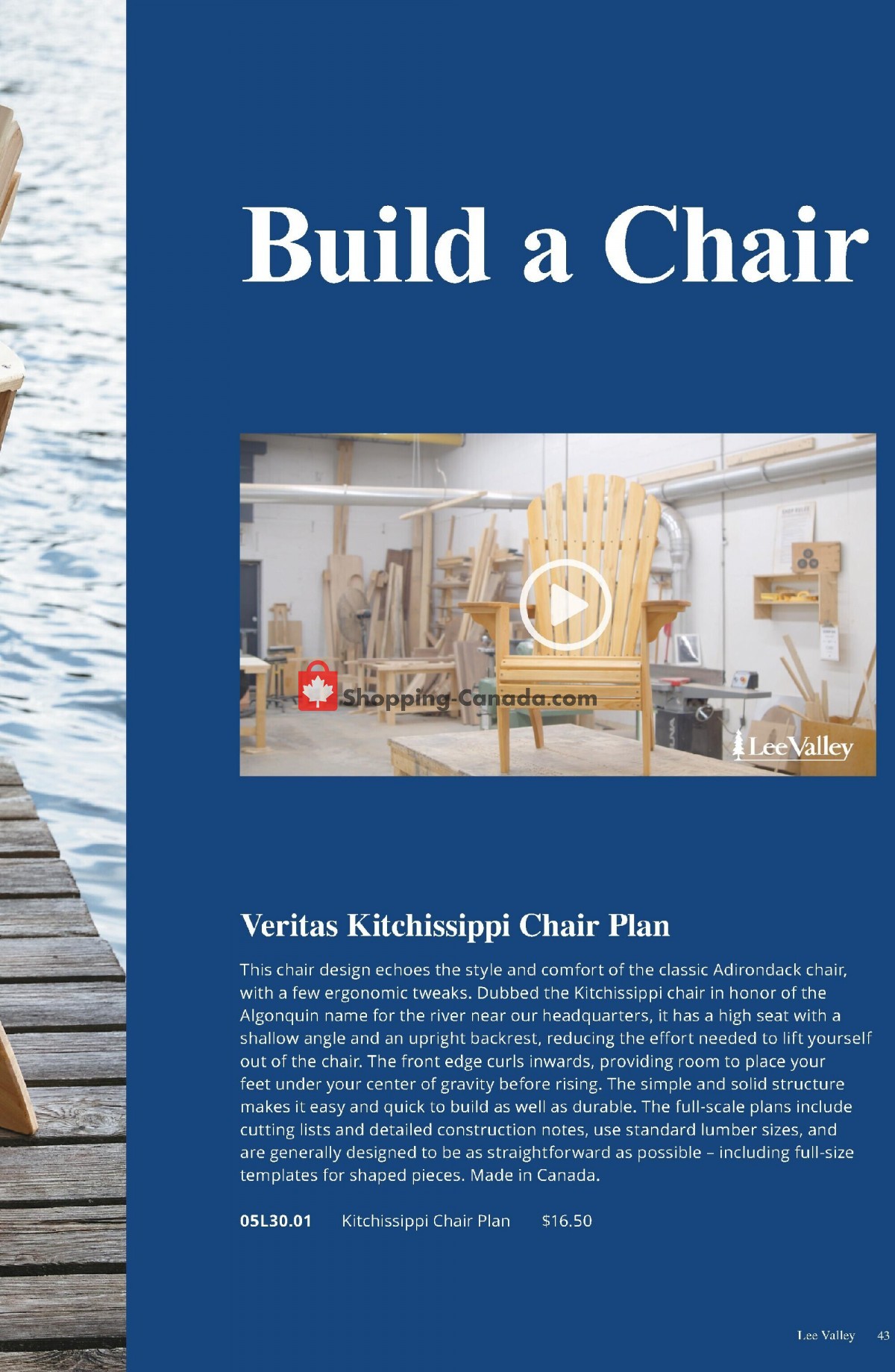 Lee Valley Tools Ltd flyer from Friday July 1, 2022 to Sunday July 31, 2022 - page 43