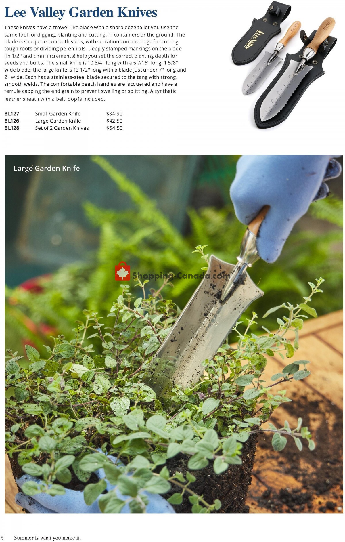 Lee Valley Tools Ltd flyer from Friday July 1, 2022 to Sunday July 31, 2022 - page 6