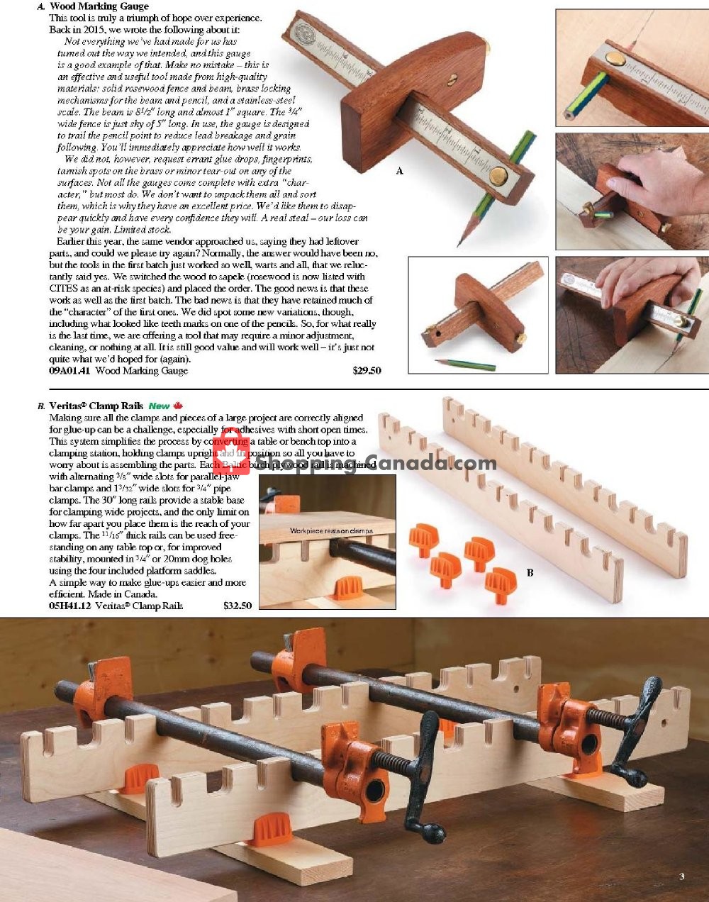 Lee Valley Tools Ltd flyer from Tuesday January 1, 2019 to Sunday March 31, 2019 - page 3