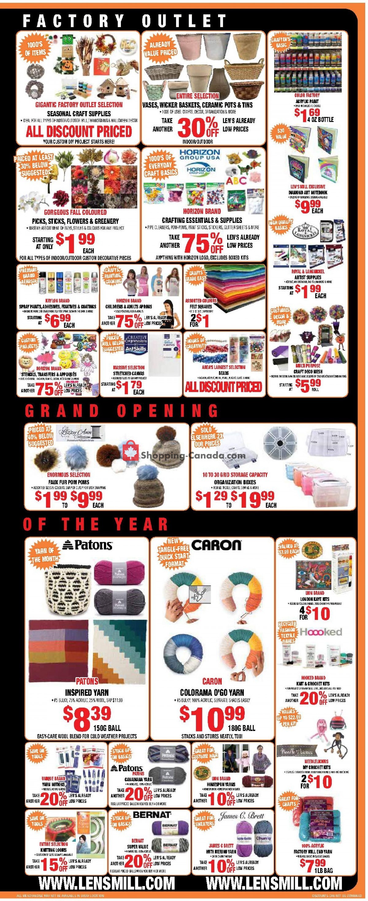 Len's Mill Stores flyer from Monday October 4, 2021 to Saturday October 16, 2021 - page 3