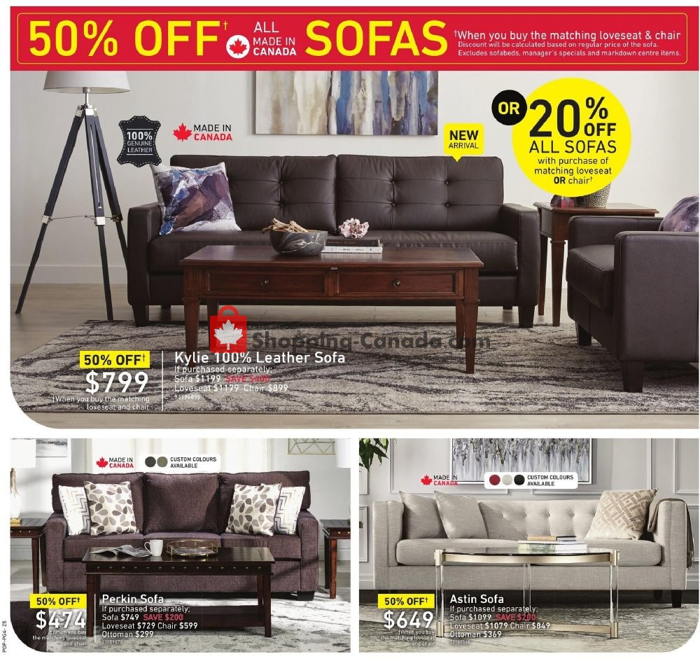 Leon's Furniture Canada, flyer (50 50 Sale Atlantic) September 17