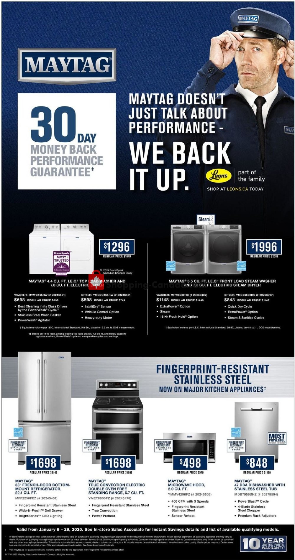 Leon's Furniture flyer from Thursday January 9, 2020 to Wednesday January 29, 2020 - page 3