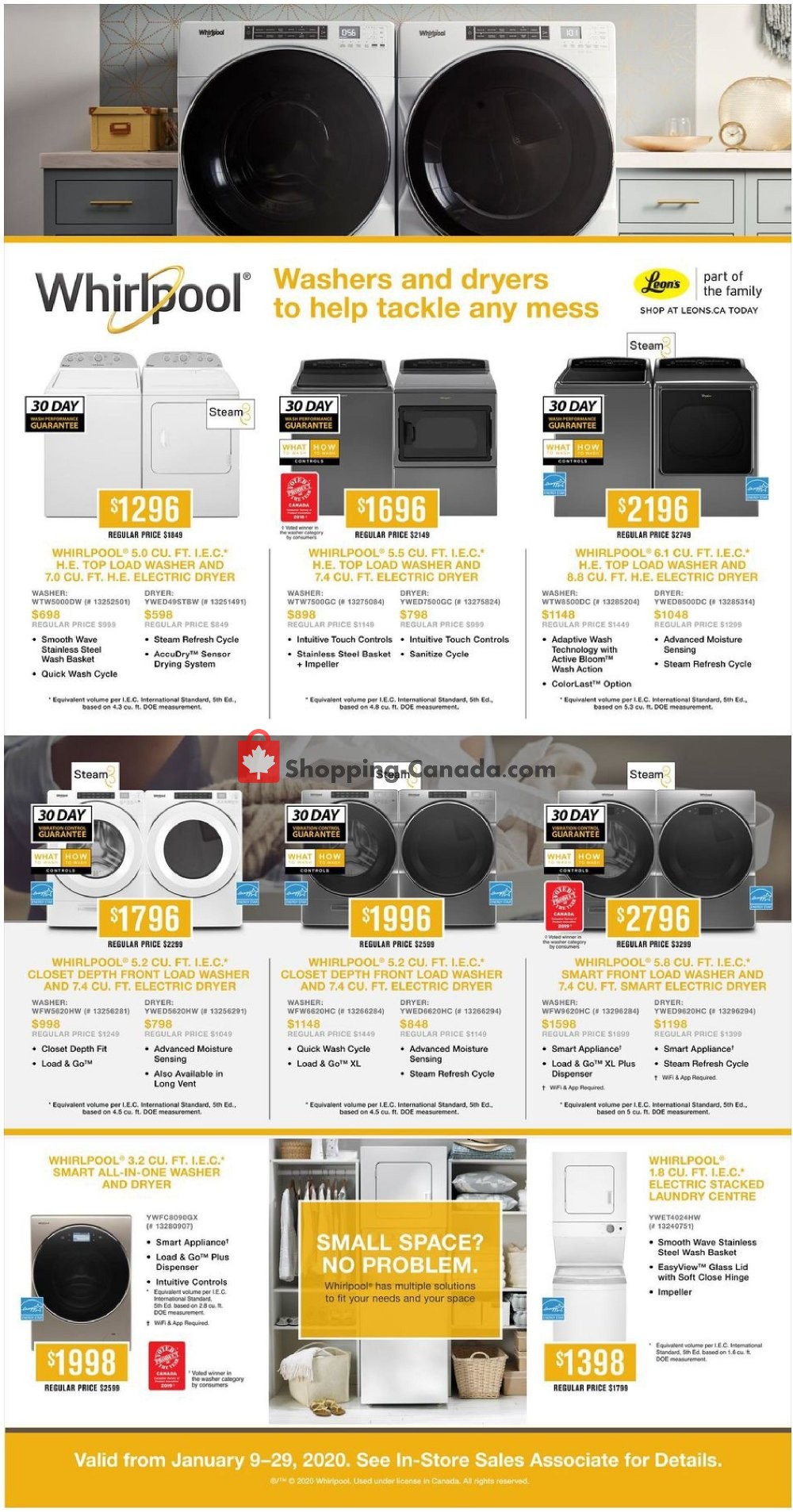 Leon's Furniture flyer from Thursday January 9, 2020 to Wednesday January 29, 2020 - page 4