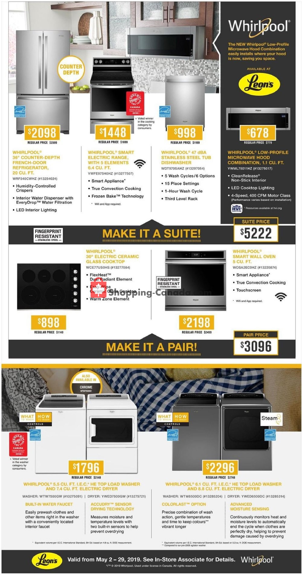 Leon's Furniture flyer from Thursday May 2, 2019 to Wednesday May 29, 2019 - page 4