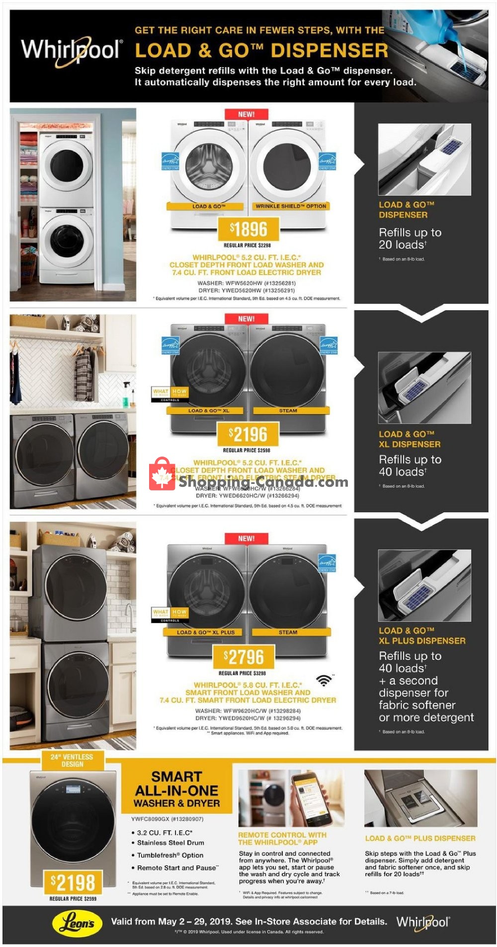 Leon's Furniture flyer from Thursday May 2, 2019 to Wednesday May 29, 2019 - page 5