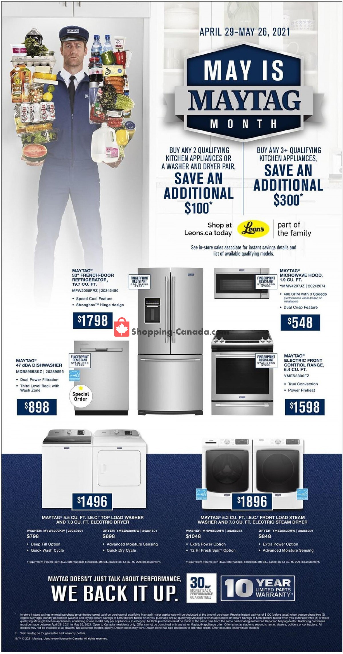 Leon's Furniture flyer from Thursday April 29, 2021 to Wednesday May 26, 2021 - page 2