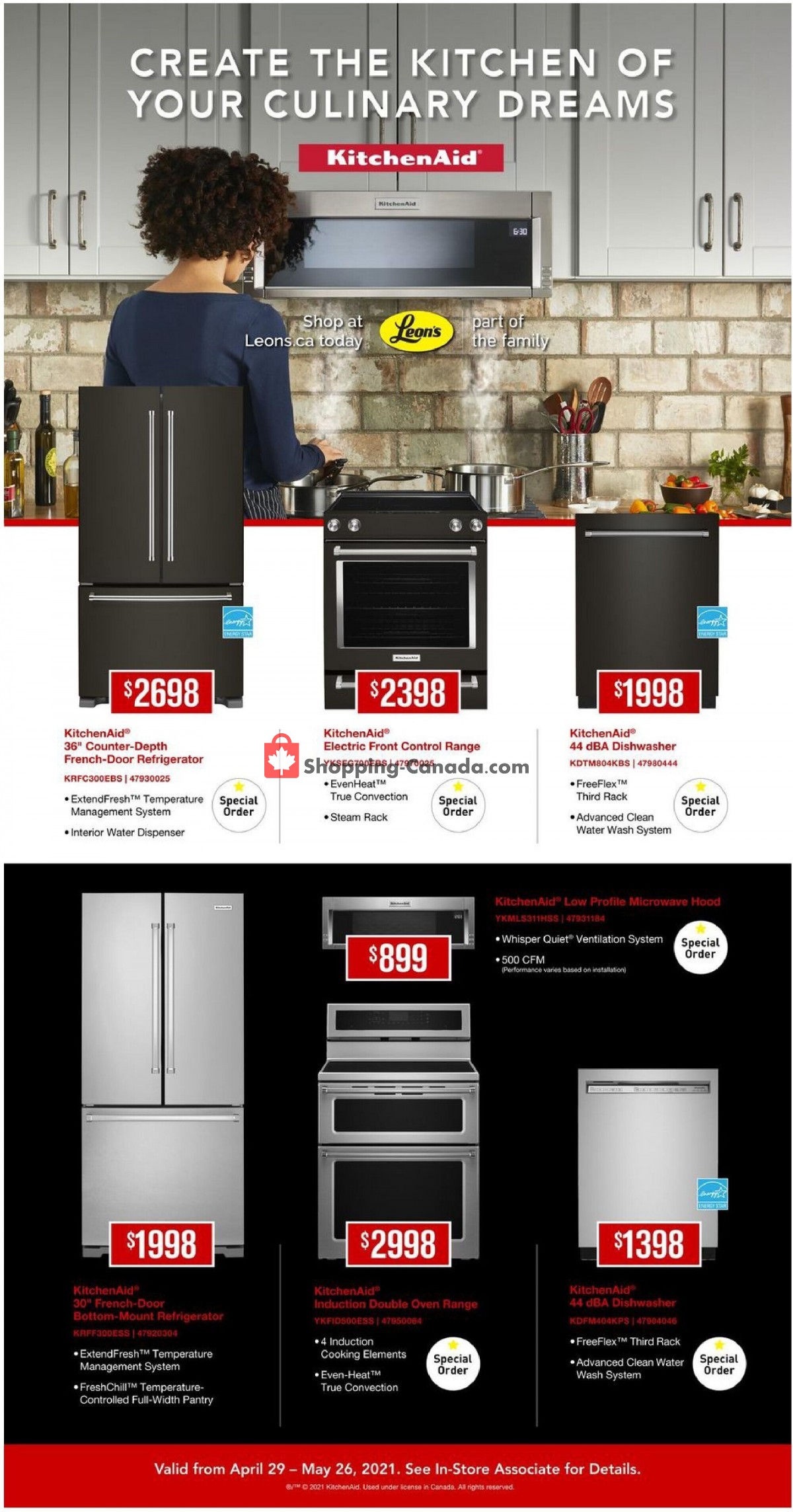 Leon's Furniture flyer from Thursday April 29, 2021 to Wednesday May 26, 2021 - page 4