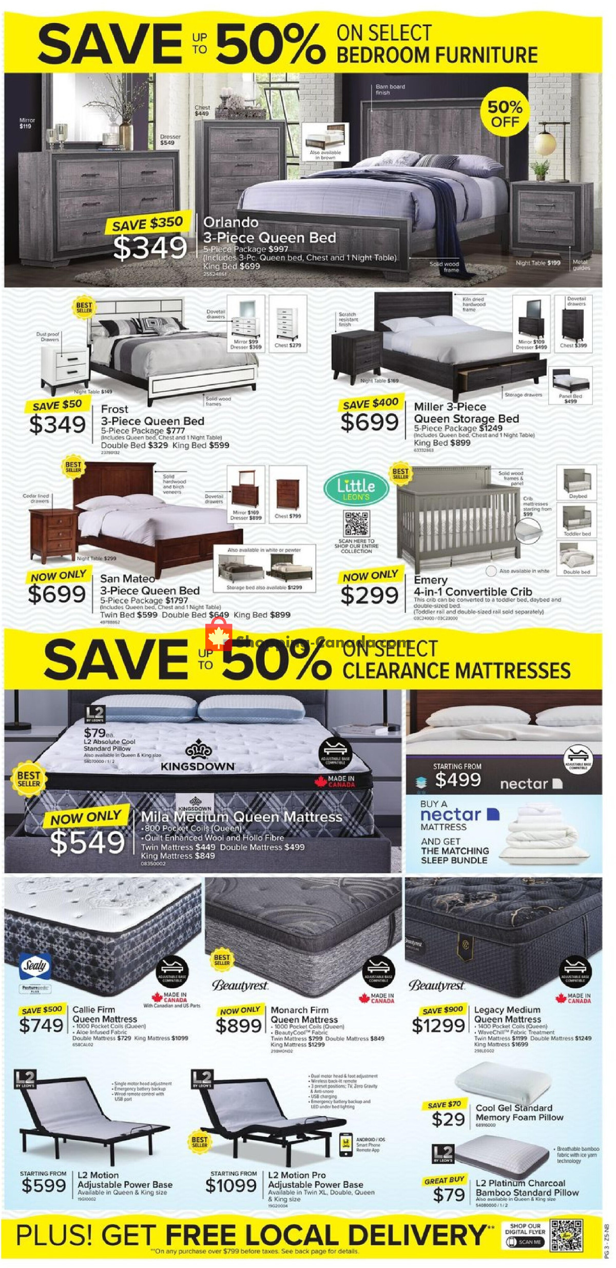 Leon's Furniture flyer from Thursday February 29, 2024 to Wednesday March 6, 2024 - page 3