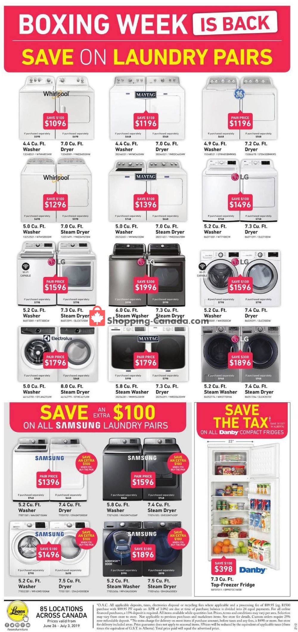 Leon's Furniture flyer from Wednesday June 26, 2019 to Wednesday July 3, 2019 - page 6