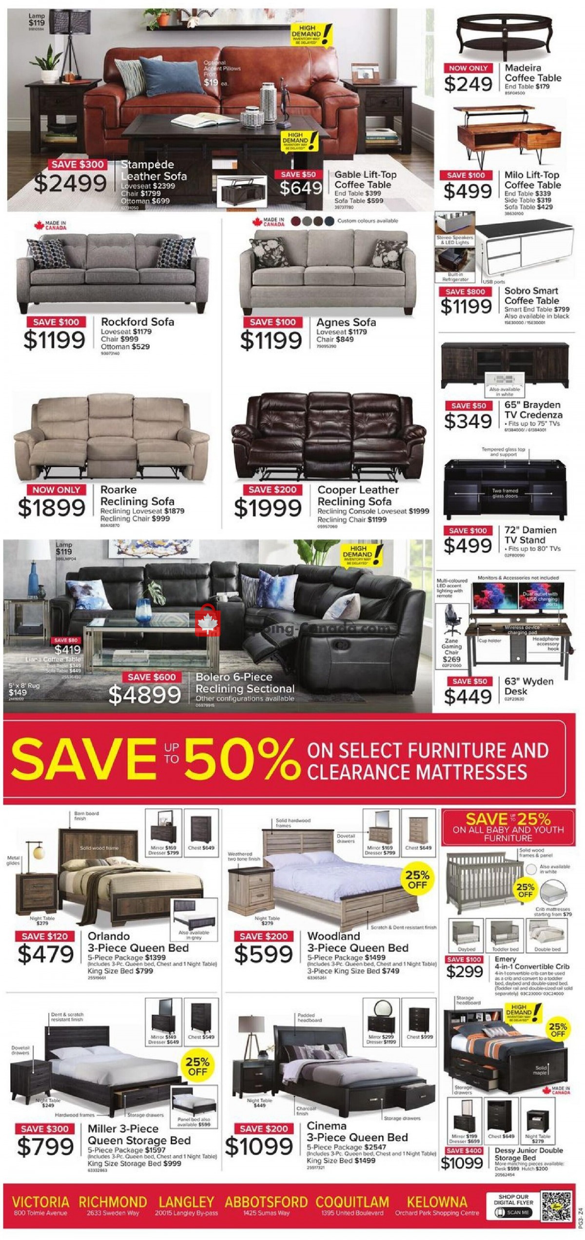 Leon's Furniture Canada, flyer (Boxing Week Is Back West) June 23