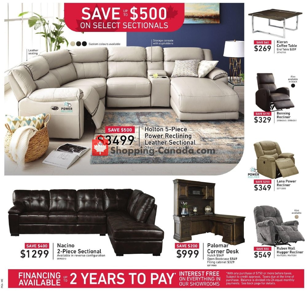 Leon's Furniture Canada, flyer (Canada's Biggest Home Sale QC