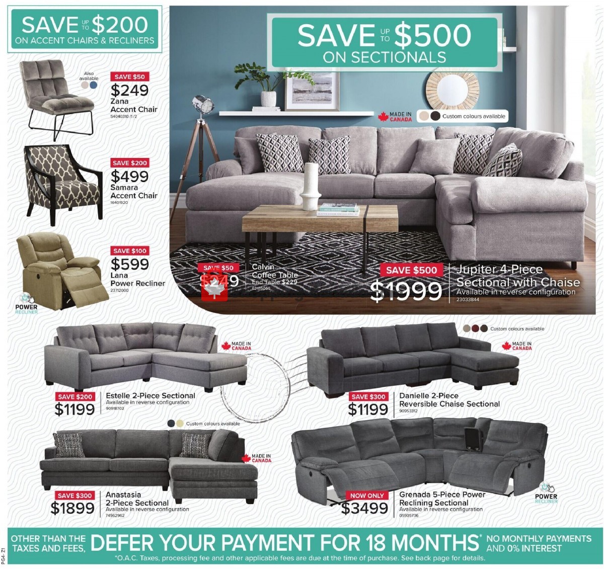 Leon's Furniture Canada, flyer Sale Away ON) July 28