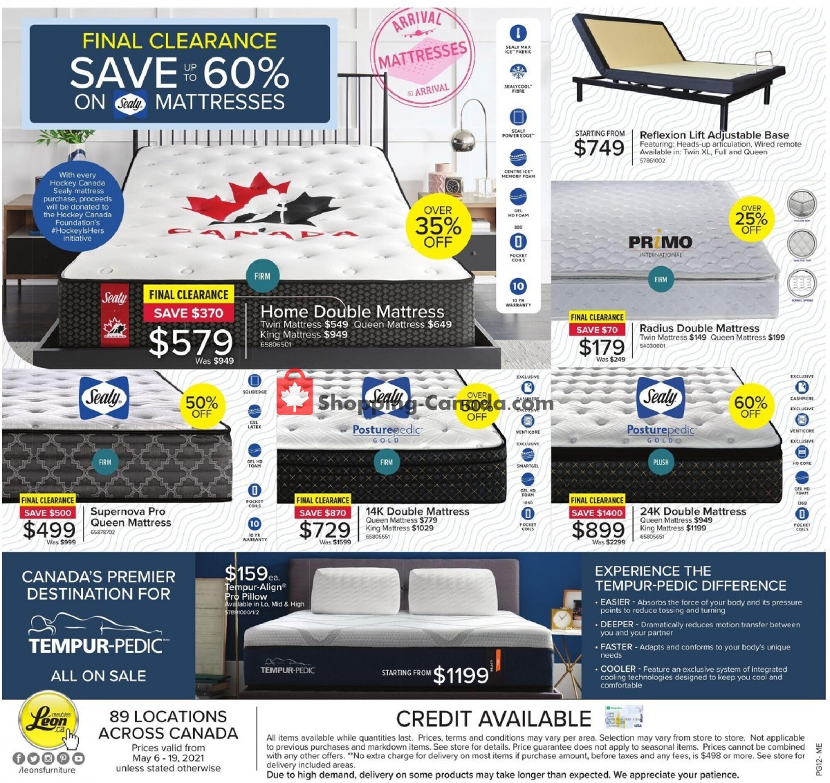 Leon's Furniture flyer from Thursday May 6, 2021 to Wednesday May 19, 2021 - page 14