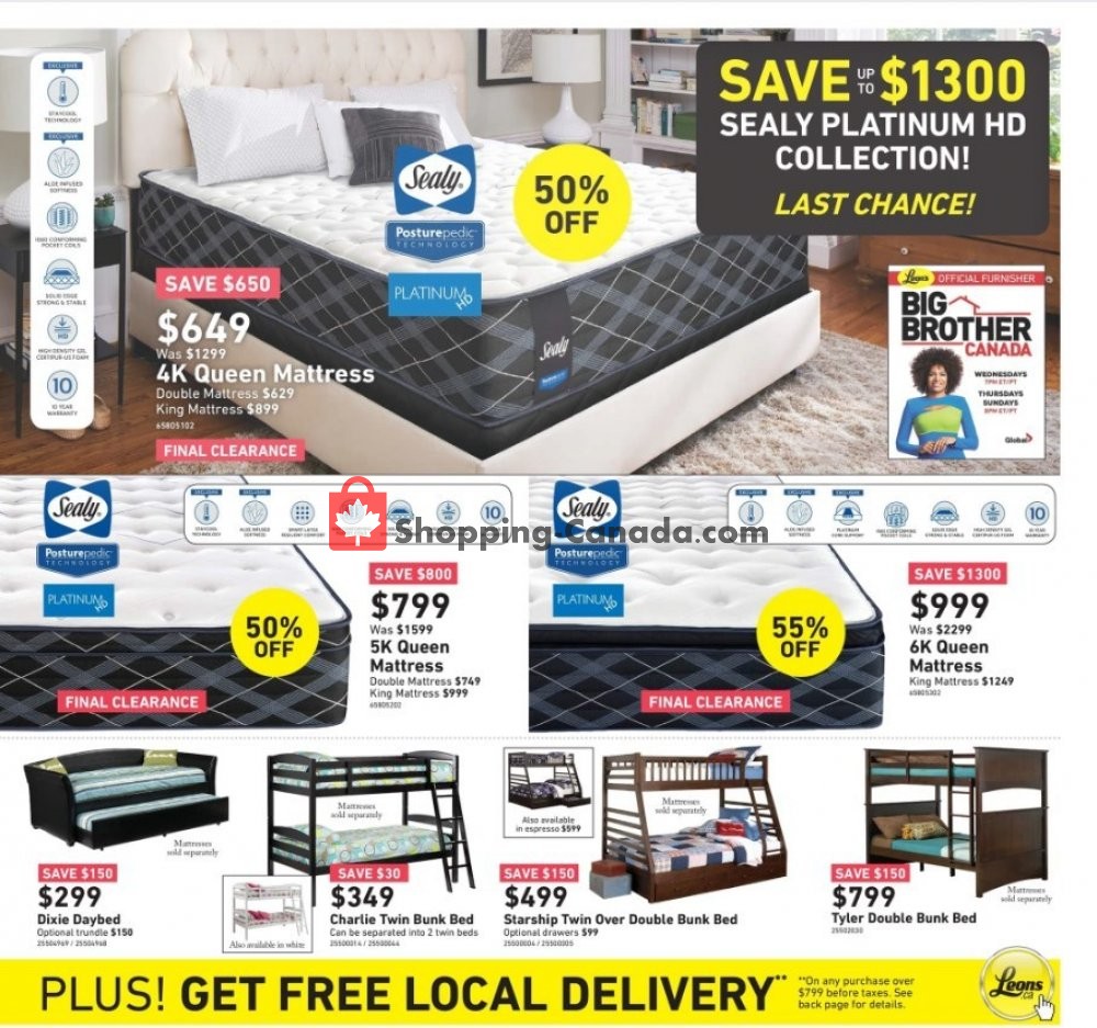 Leon's Furniture flyer from Thursday April 18, 2019 to Tuesday April 23, 2019 - page 15