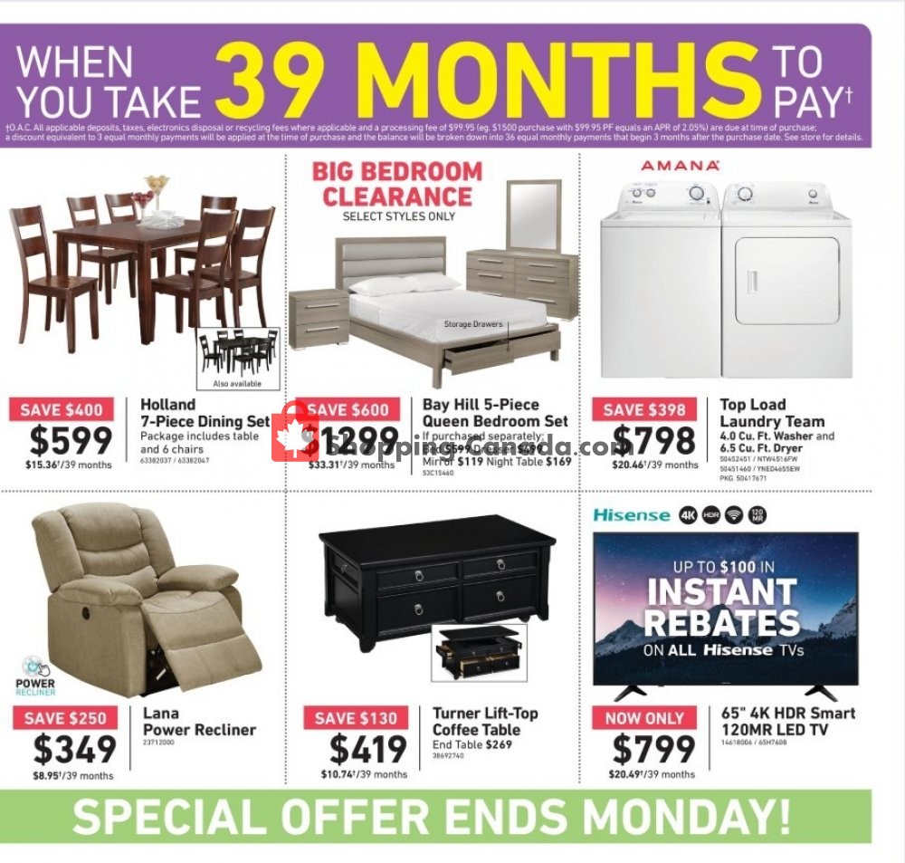 Leon's Furniture flyer from Thursday April 18, 2019 to Tuesday April 23, 2019 - page 3