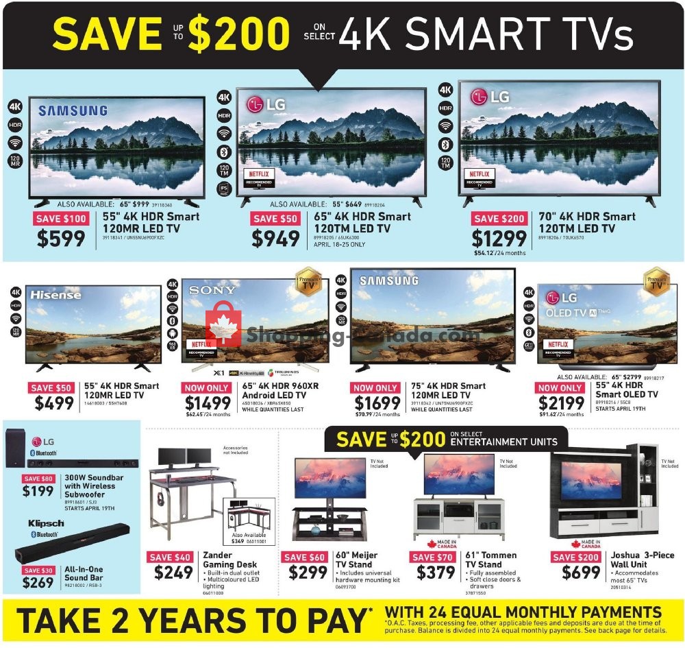 Leon's Furniture flyer from Thursday April 18, 2019 to Tuesday April 30, 2019 - page 10