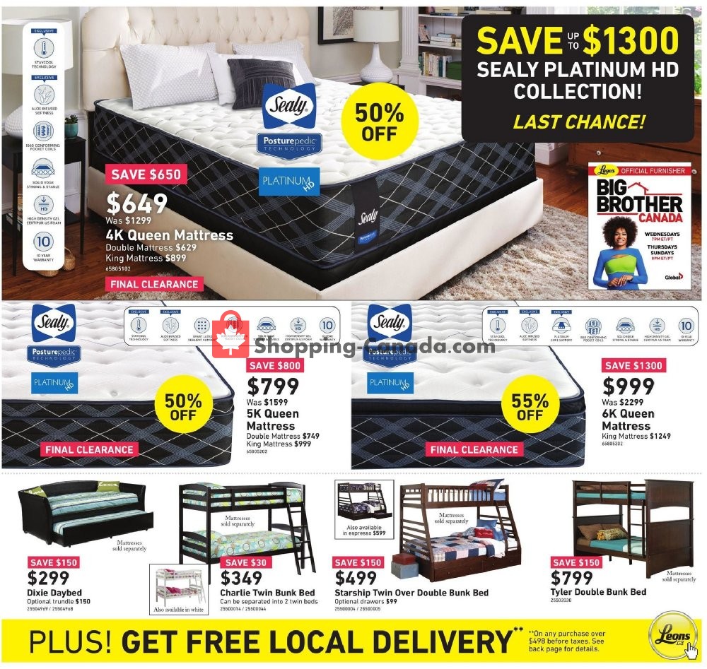 Leon's Furniture flyer from Thursday April 18, 2019 to Tuesday April 30, 2019 - page 15