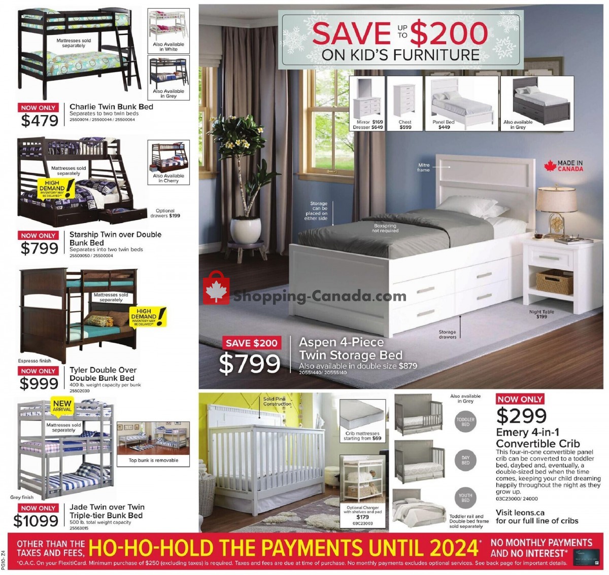 Leon's Furniture flyer from Thursday December 2, 2021 to Thursday December 23, 2021 - page 10