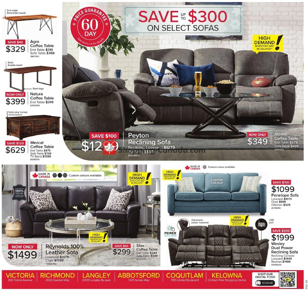 Leon's Furniture flyer from Thursday December 2, 2021 to Thursday December 23, 2021 - page 3