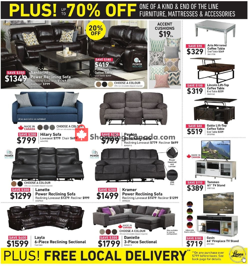Leon's Furniture flyer from Wednesday February 13, 2019 to Wednesday February 20, 2019 - page 3