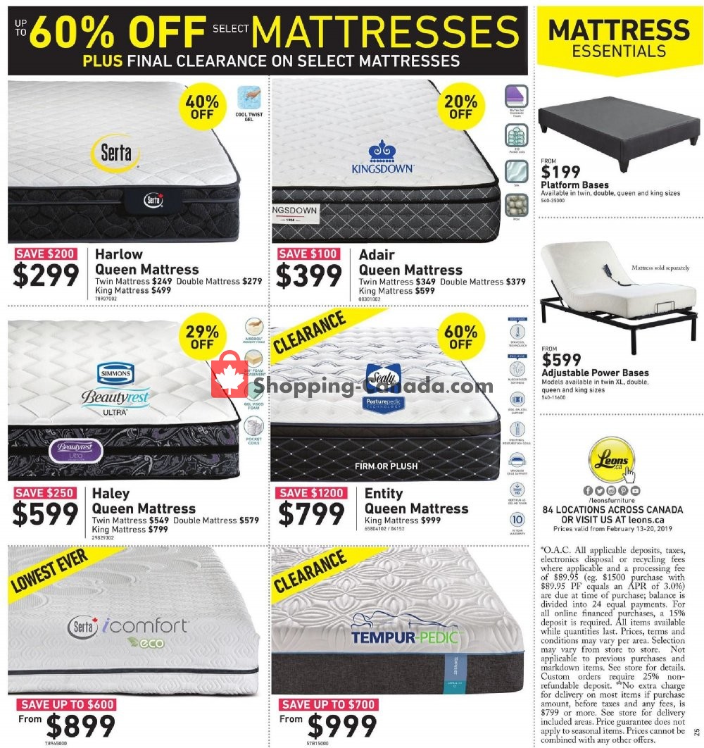 Leon's Furniture flyer from Wednesday February 13, 2019 to Wednesday February 20, 2019 - page 8