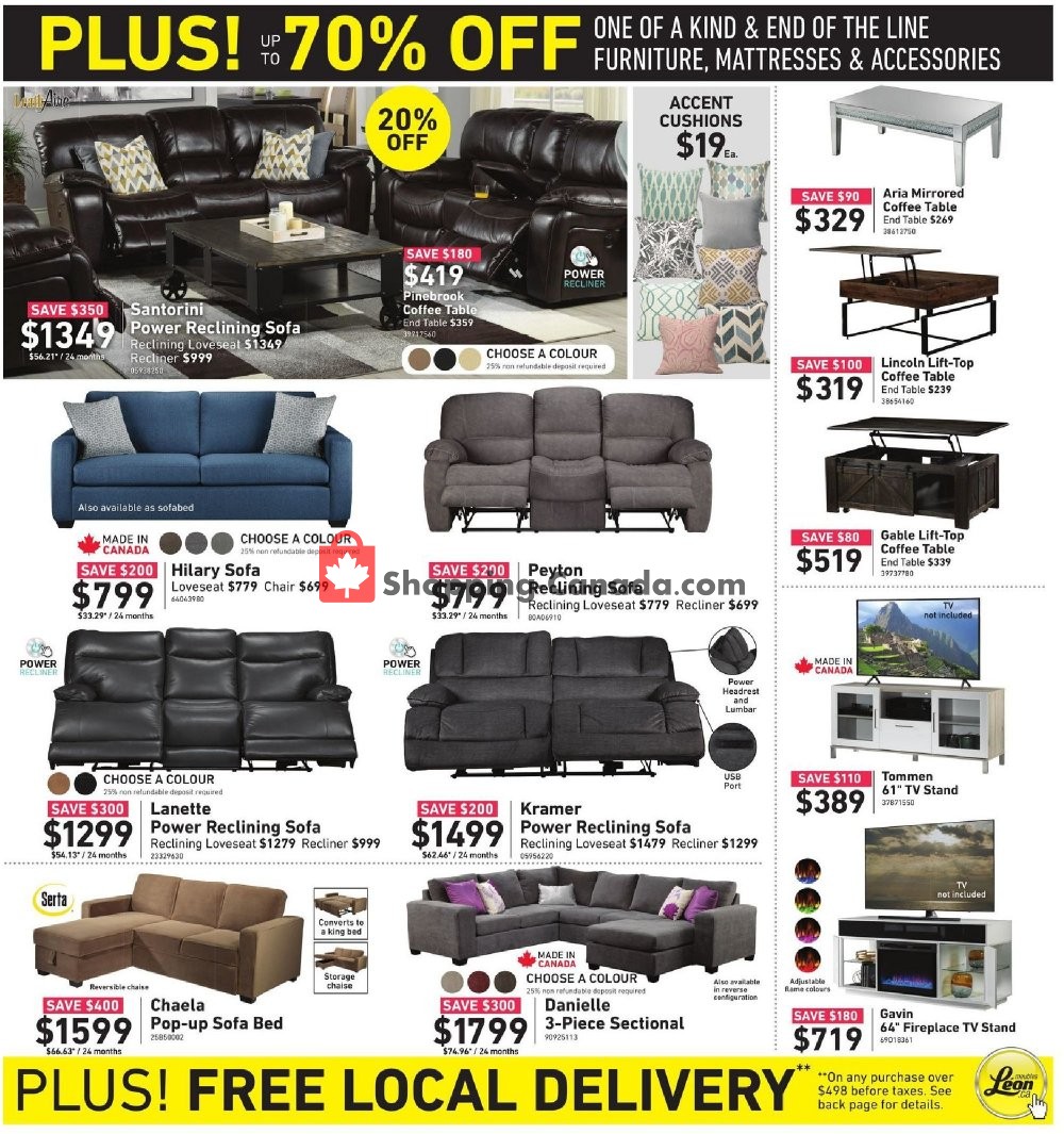 Leon's Furniture flyer from Wednesday February 13, 2019 to Wednesday February 20, 2019 - page 3
