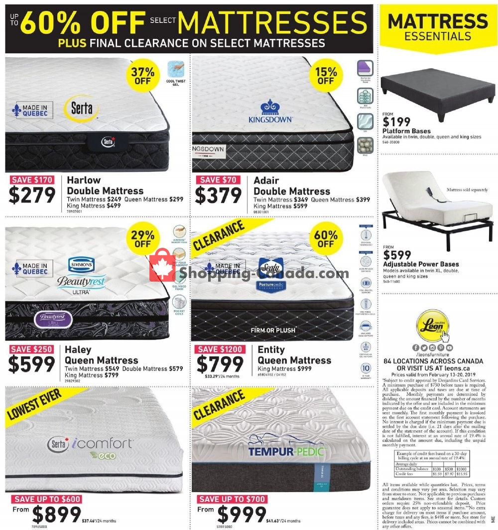 Leon's Furniture flyer from Wednesday February 13, 2019 to Wednesday February 20, 2019 - page 8