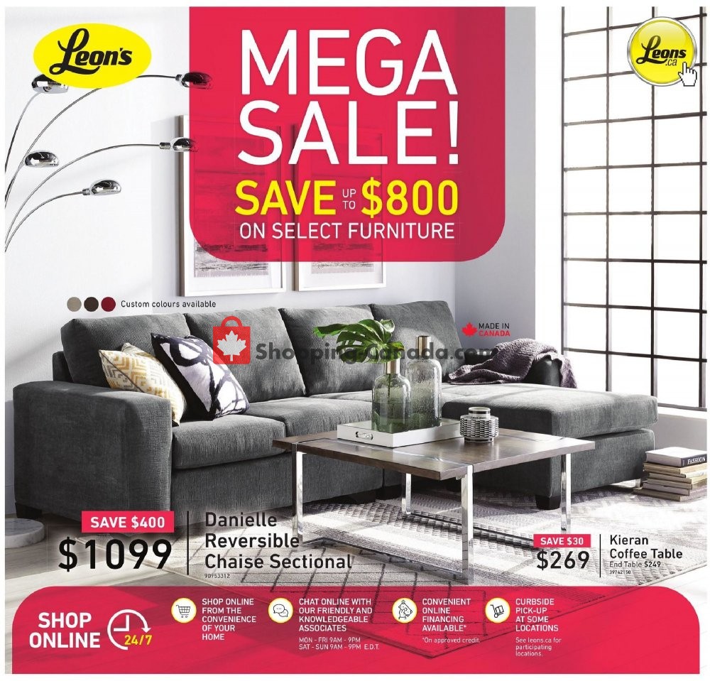 Leon's Furniture Canada, flyer (Mega Sale West) May 28 June 3