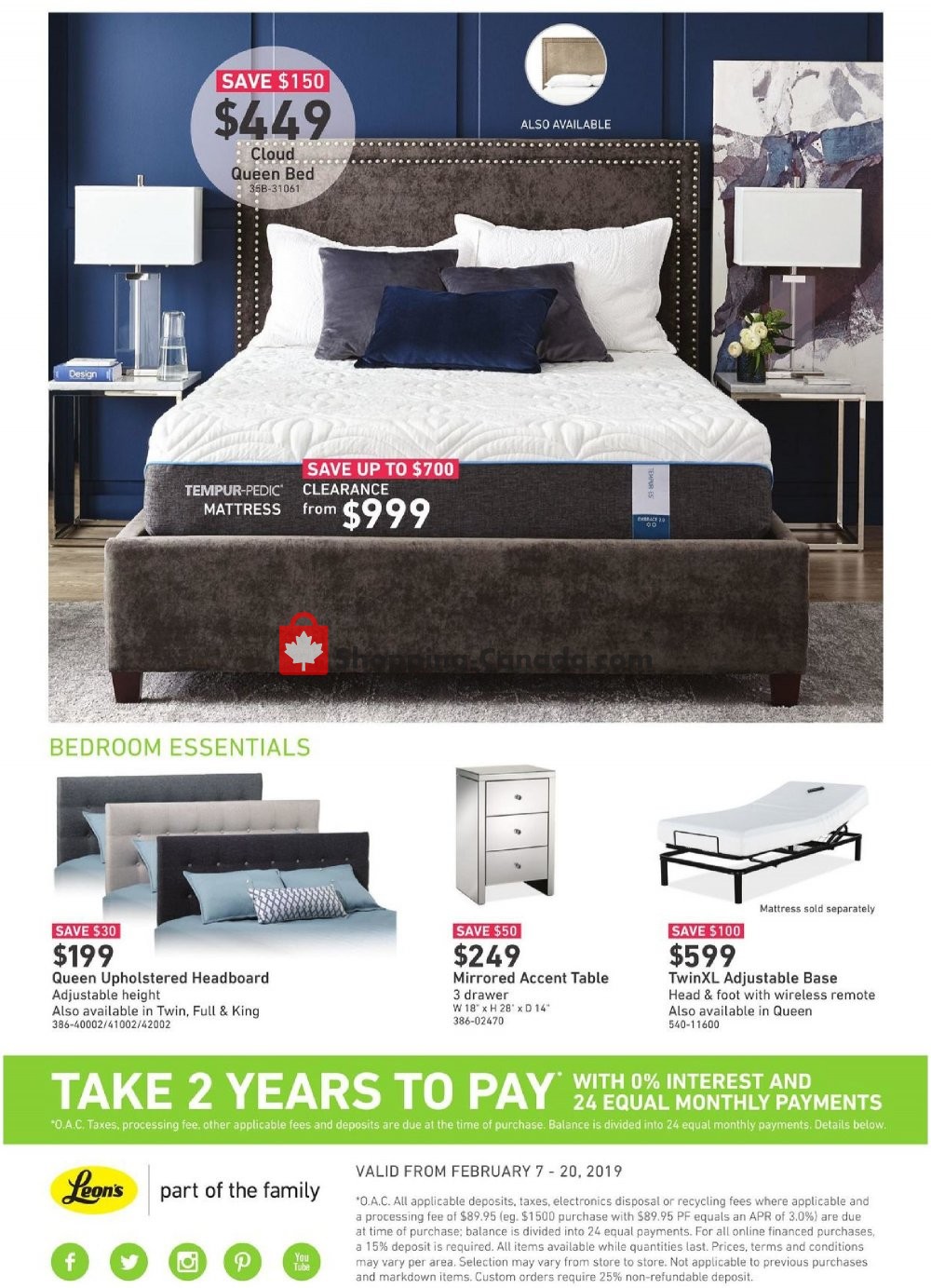 Leon's Furniture flyer from Thursday February 7, 2019 to Wednesday February 20, 2019 - page 12