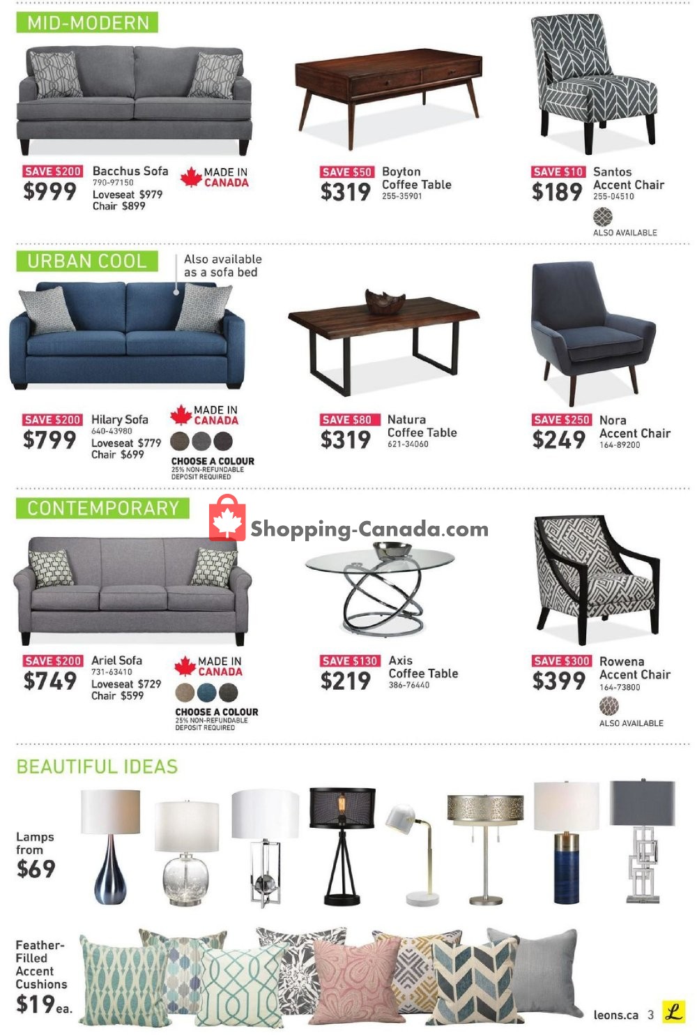 Leon's Furniture flyer from Thursday February 7, 2019 to Wednesday February 20, 2019 - page 3