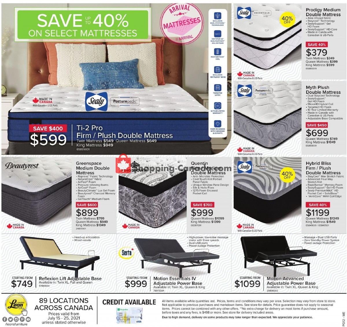 Leon's Furniture flyer from Thursday July 15, 2021 to Sunday July 25, 2021 - page 14