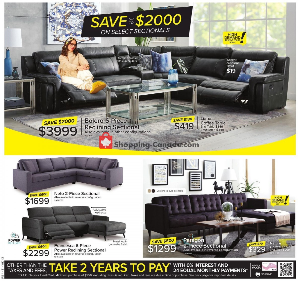 Leon's Furniture Canada, flyer (Priceless Style ON) March 9