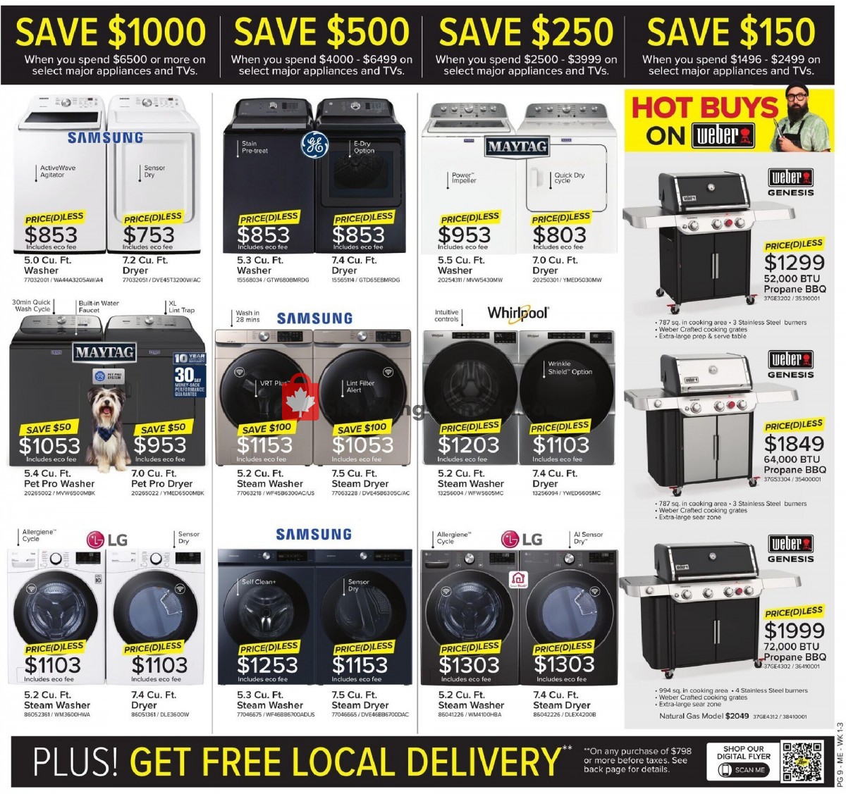 Leon's Furniture Canada, flyer (Priceless Style QC) March 9