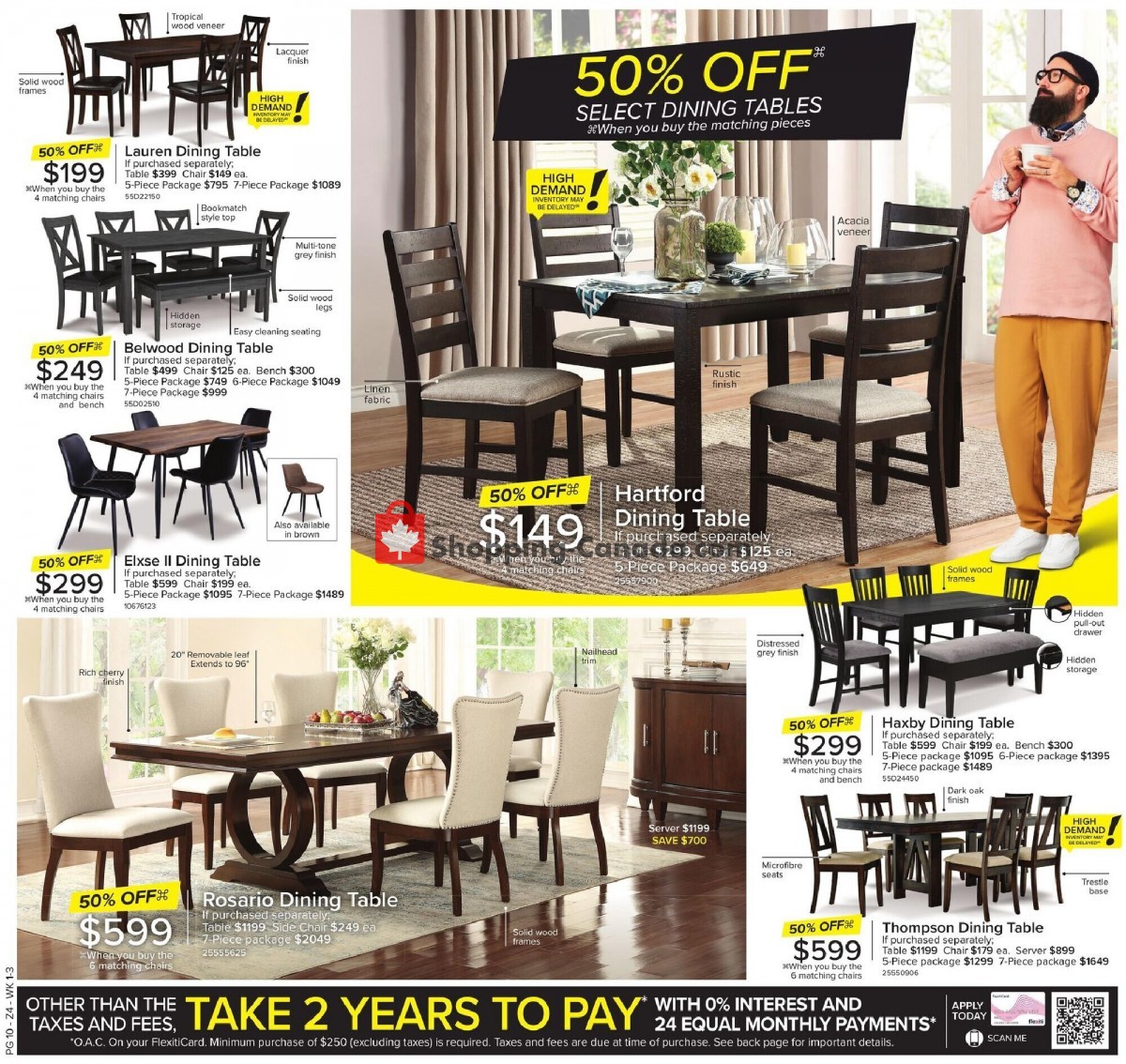 Leon's Furniture Canada, flyer (Priceless Style West) March 9