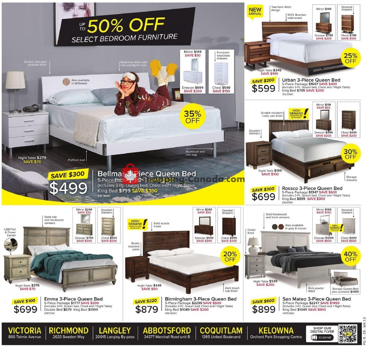 Leon's Furniture Canada, flyer (Priceless Style West) March 9