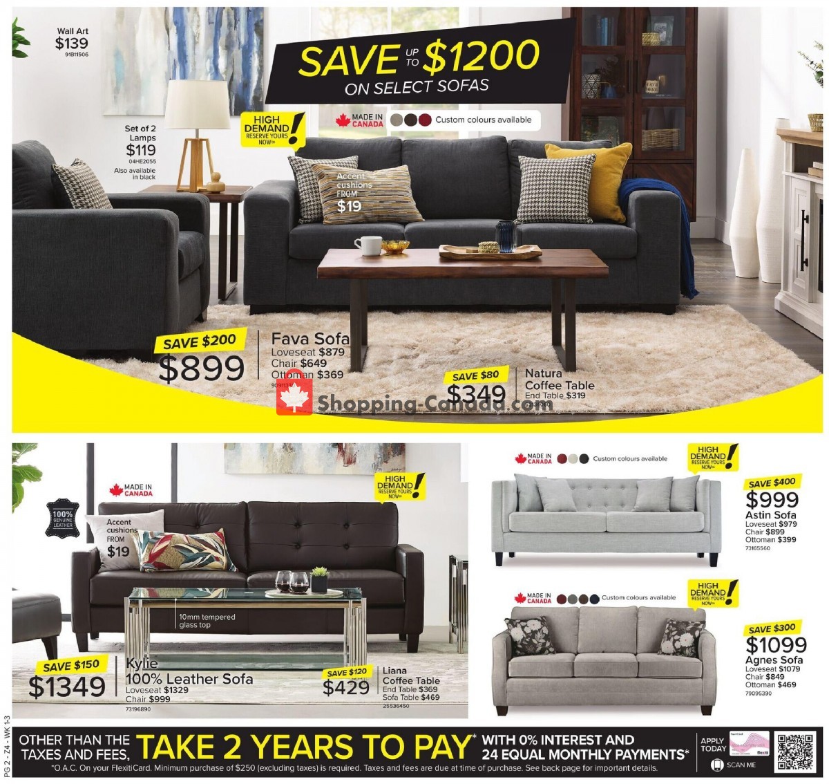 Leon's Furniture Canada, flyer (Priceless Style West) March 9