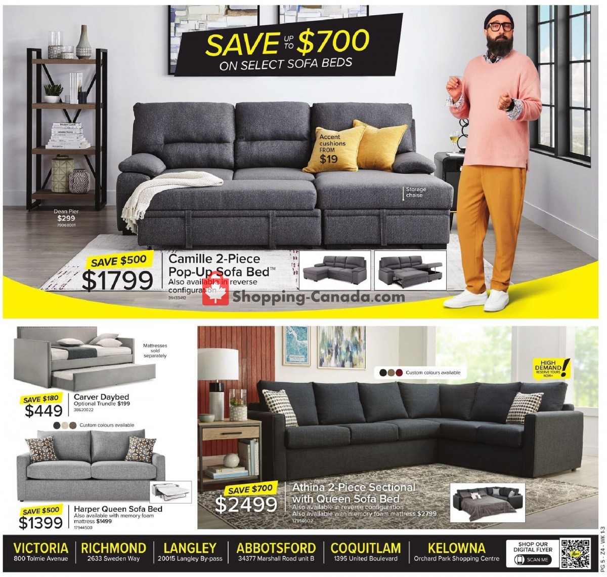 Leon's Furniture Canada, flyer (Priceless Style West) March 9