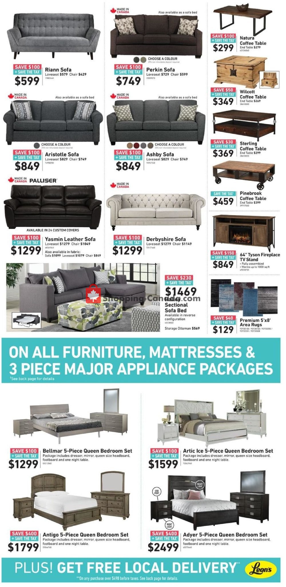 Leon's Furniture flyer from Wednesday January 23, 2019 to Tuesday February 5, 2019 - page 4