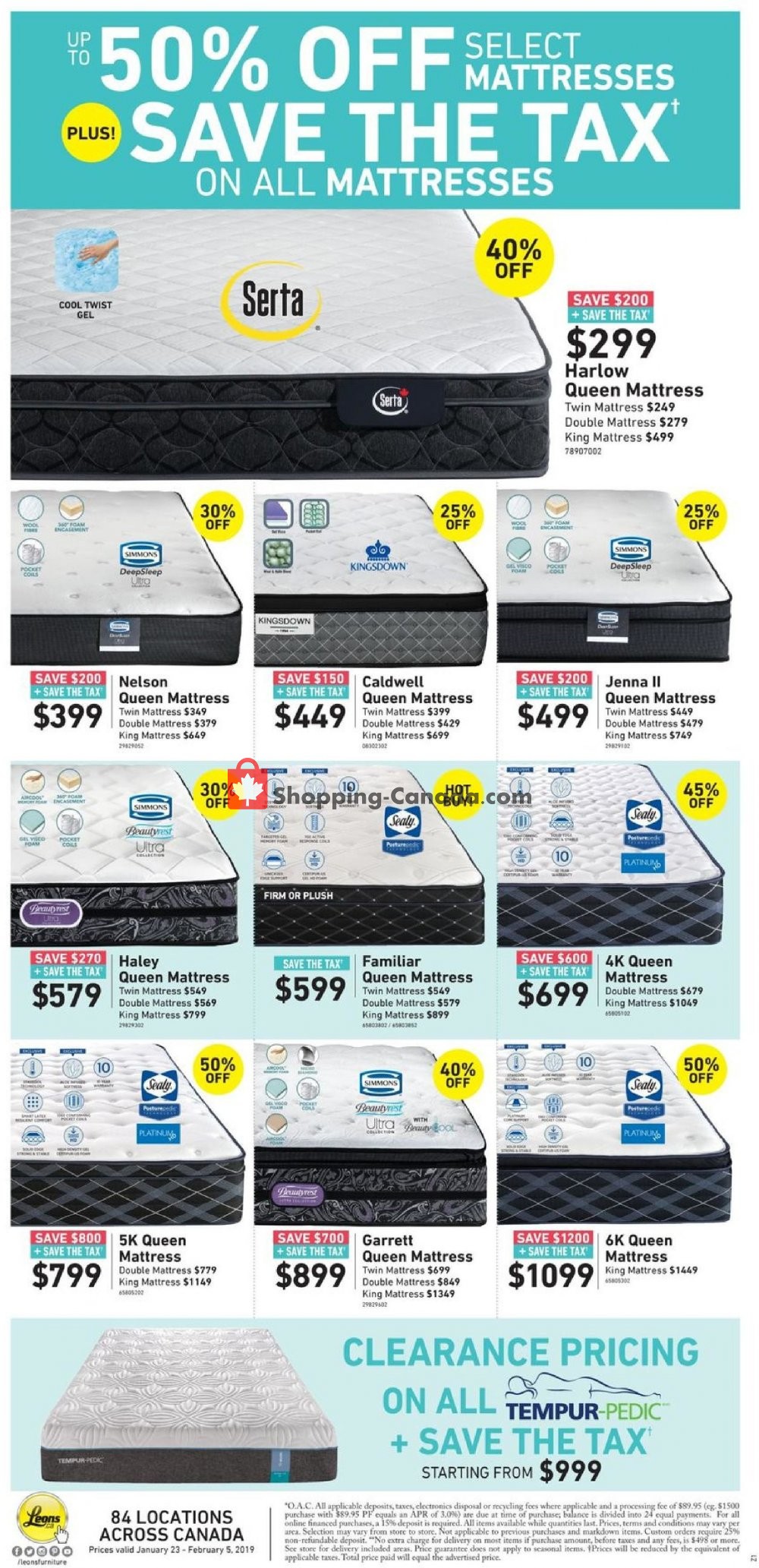 Leon's Furniture flyer from Wednesday January 23, 2019 to Tuesday February 5, 2019 - page 7