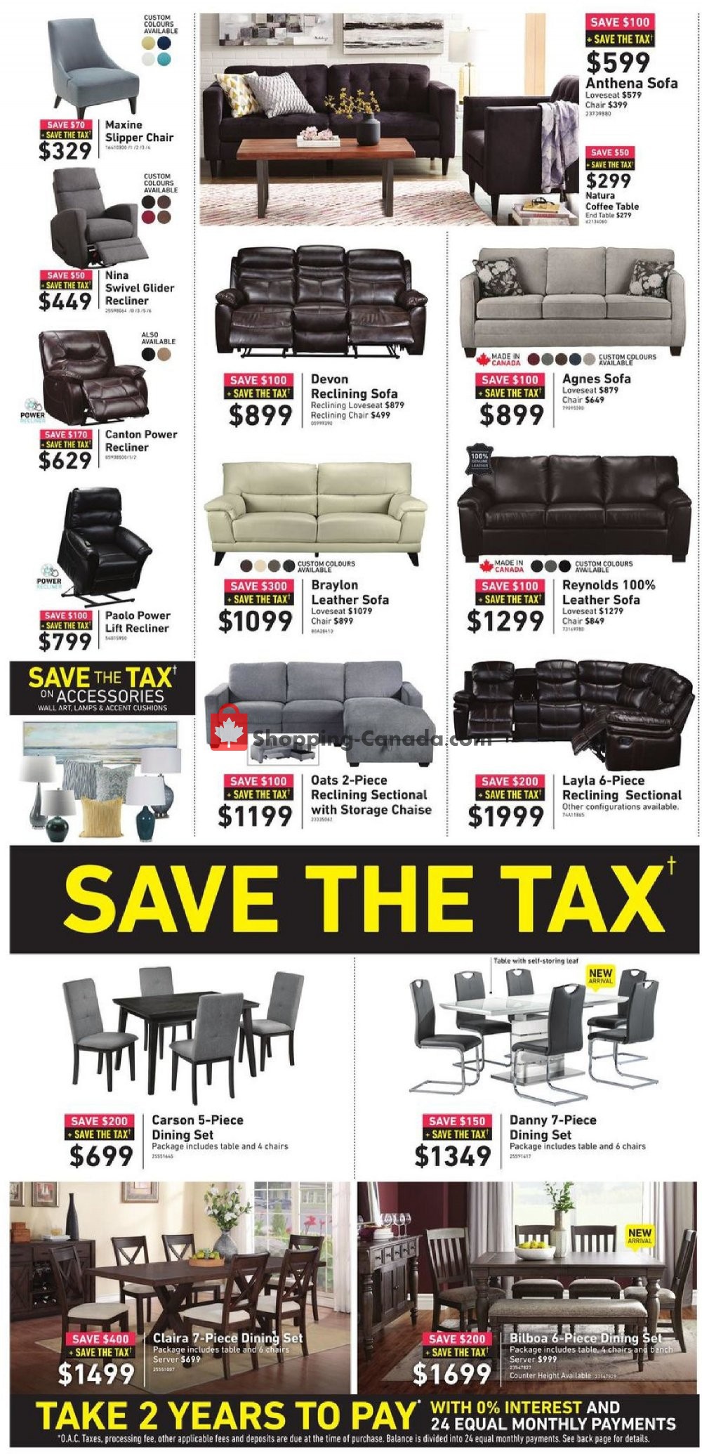 Leon's Furniture flyer from Wednesday October 2, 2019 to Wednesday October 16, 2019 - page 2