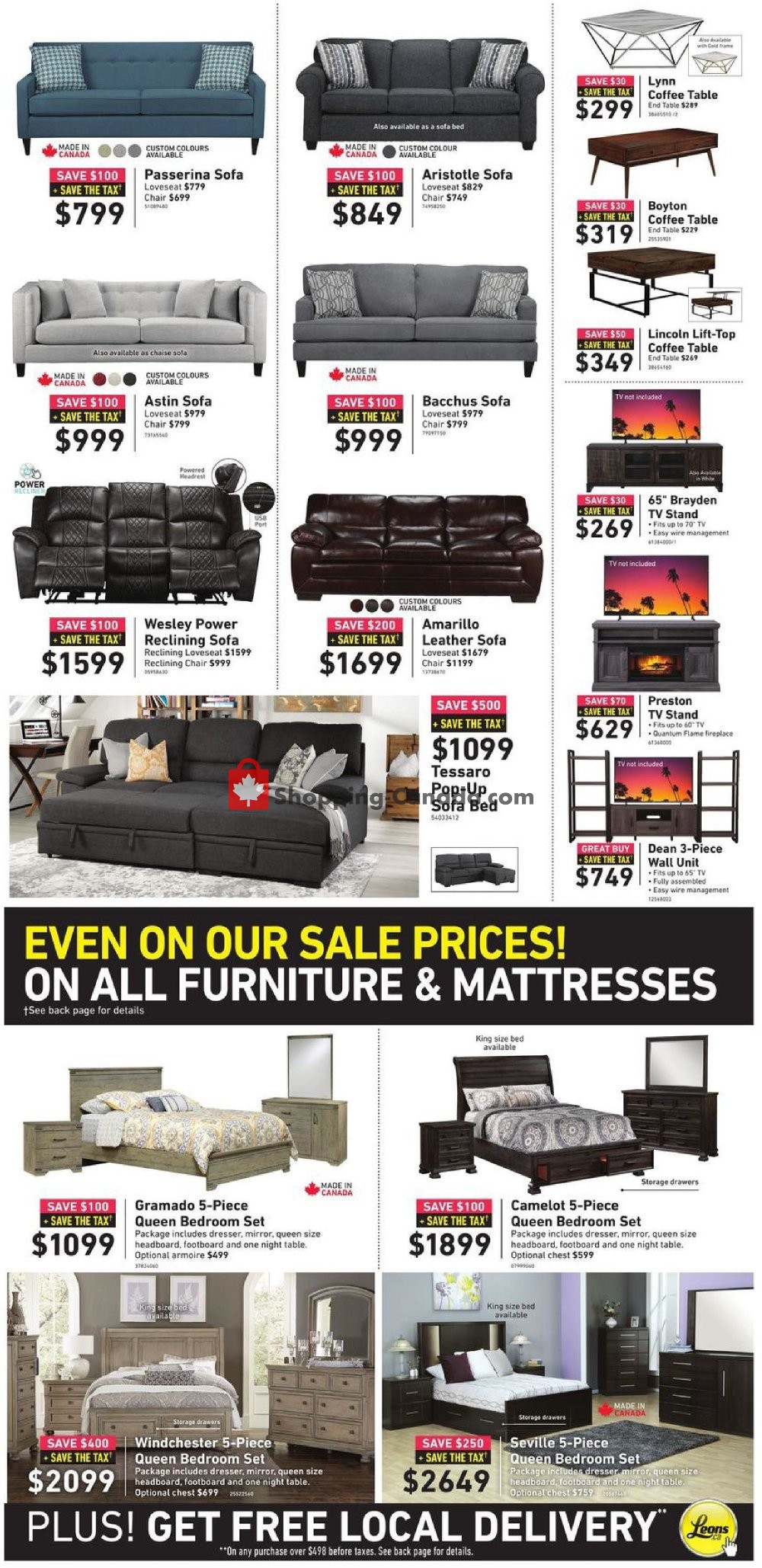 Leon's Furniture flyer from Wednesday October 2, 2019 to Wednesday October 16, 2019 - page 3