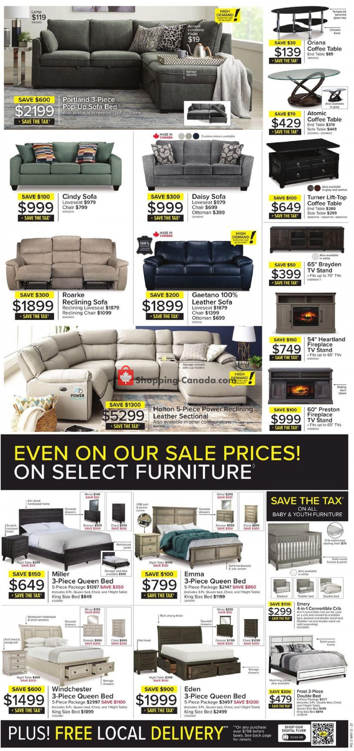 Leon's Furniture flyer from Thursday January 19, 2023 to Wednesday February 8, 2023 - page 3