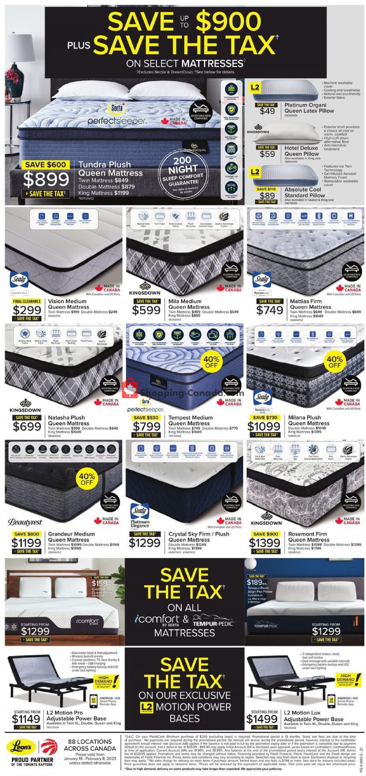 Leon's Furniture flyer from Thursday January 19, 2023 to Wednesday February 8, 2023 - page 4